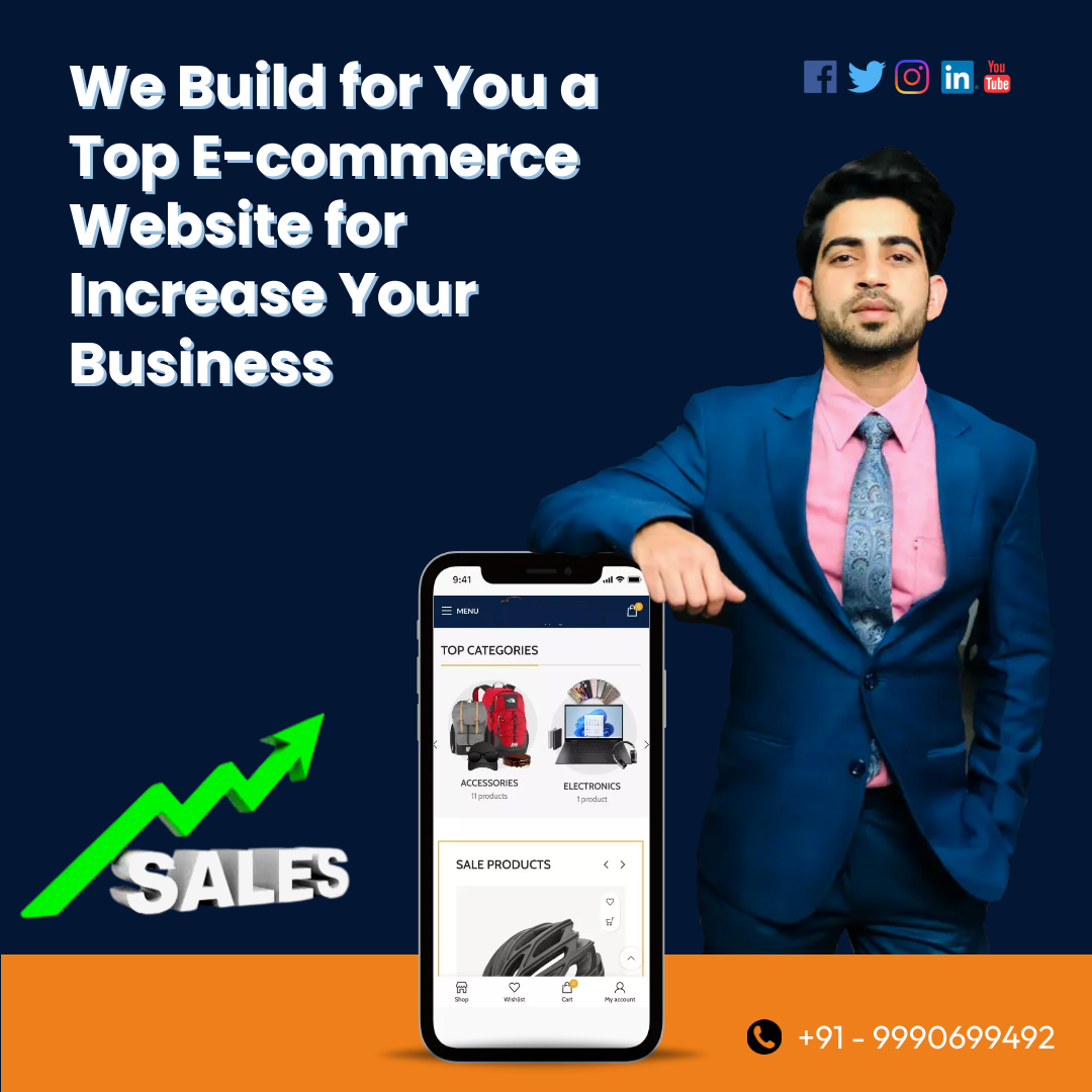 We Build for You a Top E-commerce Website for Increase Your Business